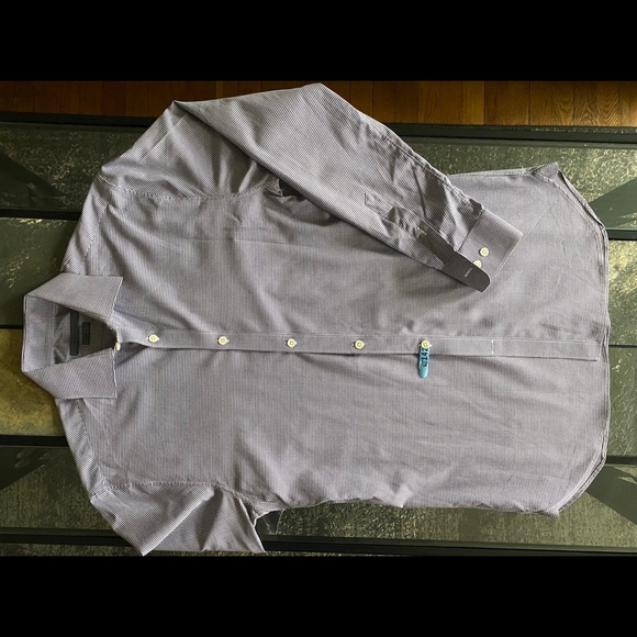 John Varvatos Shirt Italian Slim Fit Italy Purple - Picture 5 of 8